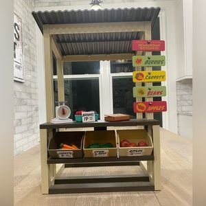 American girl Vegetable Stand